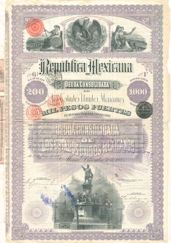 Christopher Columbus 1885 - Republica Mexicana